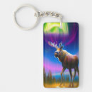 Search for the aurora borealis key rings Green