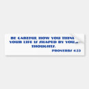 Search for proverbs bumper stickers Scripture