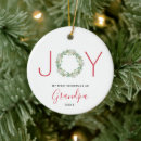 Search for grandfather christmas tree decorations Elegant