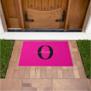 Search for hot pink doormats Initial