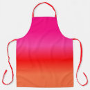 Search for orange gradient aprons Red