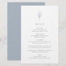 Search for floral menus Dusty blue
