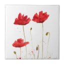Search for red flower tiles Poppies