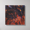Search for fire canvas prints Black