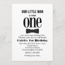 Search for bow tie 1st birthday invitations Vintage
