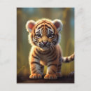 Search for baby tiger cub postcards Feline