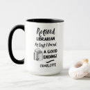 Search for librarian retirement mugs Humour
