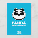Search for panda face postcards Kawaii