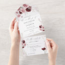Search for burgundy and blush pink wedding invitations Botanical