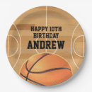 Search for basketball plates Sports birthday party