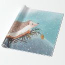 Search for hedgehog wrapping paper Winter