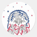 Search for independence stickers Fourth of july