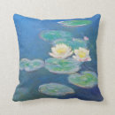 Search for french blue cushions Water lilies