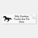 Search for cowboy bumper stickers Horse