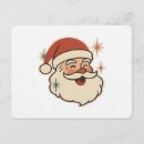Search for santa face invitations Retro