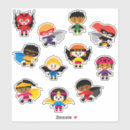 Search for big eye girl stickers For kids