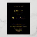 Search for real foil wedding invitations Simple