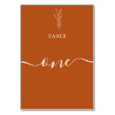Search for fall wedding table cards Earth tones