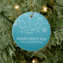 Search for teal christmas tree decorations Minimalist