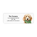 Search for golden doodle return address labels Puppy