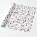 Search for independence day wrapping paper Blue