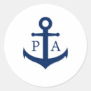 Search for navy blue nautical wedding stickers Anchor