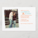 Search for teal and orange wedding invitations Simple