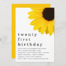 Search for twenty one sunflower invitations Rustic