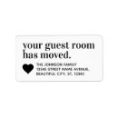 Search for guest return address labels Modern