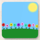 Search for daisies cork coasters Blue