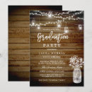 Search for wood graduation invitations Rustic