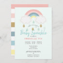 Search for pastel rainbow baby shower invitations Gold