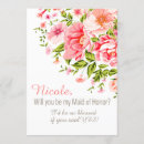 Search for bridal attendants invitations Maid of honor