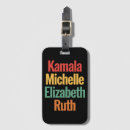 Search for politically luggage tags Kamala