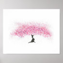 Search for cherry blossom tree posters Red