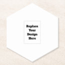 Search for blank coasters Printable editable modern logo