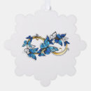 Search for butterfly christmas tree decorations Blue