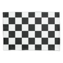Search for black white check pillowcases Retro