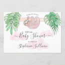 Search for sloth baby shower invitations Cute