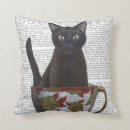 Search for black cat cushions Steampunk