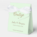 Search for mint green favour boxes Elegant