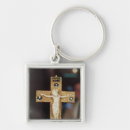 Search for crucifix key rings Gold