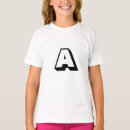 Search for alphabet kids tshirts Letter