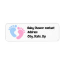 Search for footprints return address labels Infant