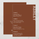 Search for guests name wedding menus Simple