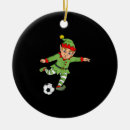 Search for boys soccer christmas tree decorations Santa claus