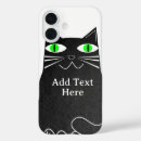 Search for cartoon eyes iphone cases Black cat