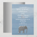 Search for elephant wedding invitations Blue
