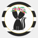 Search for black and white flower stickers Baby shower