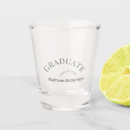 Search for graduation shot glasses Calligraphy typography elegant romantic